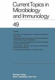 Icon image Current Topics in Microbiology and Immunology / Ergebnisse der Mikrobiologie und Immunitätsforschung
