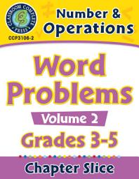 Icon image Number & Operations: Word Problems Vol. 2 Gr. 3-5