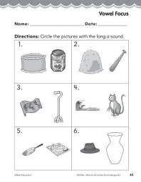 Icon image Kindergarten Foundational Phonics Skills: Vowel Focus