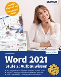 Icon image Word 2021 - Stufe 2: Aufbauwissen