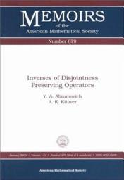 Icon image Inverses of Disjointness Preserving Operators
