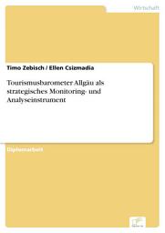 Icon image Tourismusbarometer Allgäu als strategisches Monitoring- und Analyseinstrument