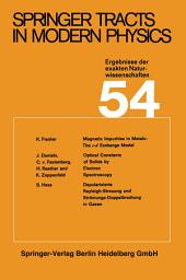 Icon image Springer Tracts in Modern Physics: Ergebnisse der exakten Naturwissenschaften