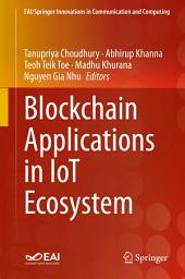 Icon image Blockchain Applications in IoT Ecosystem
