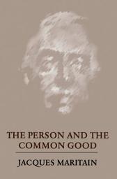 Icon image The Person and the Common Good