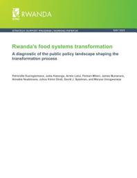 Icon image Rwanda’s food systems transformation: A diagnostic of the public policy landscape shaping the transformation process