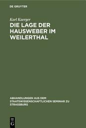 Icon image Die Lage der Hausweber im Weilerthal