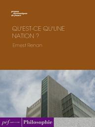 Icon image Qu'est-ce qu'une nation ?