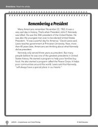 Icon image Test Prep Level 1: Remembering a President Comprehension and Critical Thinking