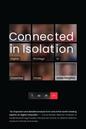 Icon image Connected in Isolation: Digital Privilege in Unsettled Times