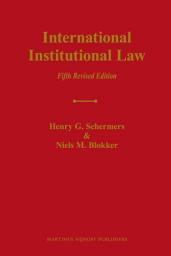 Icon image International Institutional Law: Unity within Diversity, Fifth Revised Edition, Edition 5