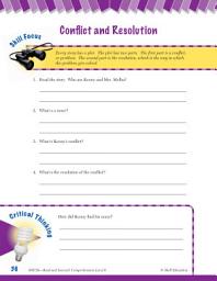 Icon image Read & Succeed Comprehension Level 6: Conflict & Resolution Passages & Questions