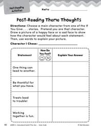 Icon image If You Give . . . Series Guide Post-Reading Activities