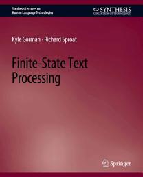 Icon image Finite-State Text Processing