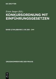 Icon image §§ 208 - 244: Einführungsgesetze, Vergütungsverordnung, Sachregister, Ausgabe 8