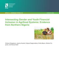 Icon image Intersecting gender and youth financial inclusion in agrifood systems: Evidence from northern Nigeria
