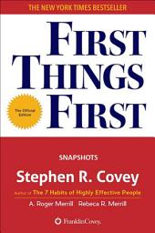 Icon image First Things First: Snapshots