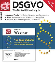 Icon image c't wissen DSGVO: Was 2019 wirklich wichtig ist