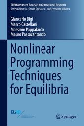 Icon image Nonlinear Programming Techniques for Equilibria