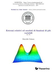 Icon image Estremi relativi ed assoluti di funzioni di più variabili