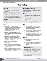 Icon image Number and Operations with Fractions Leveled Problems: Map Reading: Map Reading
