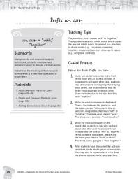 Icon image Content-Area Vocabulary Level 3--Prefix co-, con-