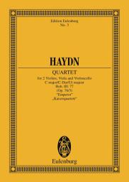 Icon image String Quartet C major, Emperor: Erdödy-Quartet, No. 3, op. 76/3, Hob. III: 77