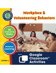 Icon image Daily Social & Workplace Skills: Workplace & Volunteering Behaviors - Google Slides Gr. 6-12 (SPED)