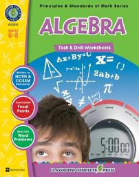 Icon image Algebra - Task & Drill Sheets Gr. 6-8