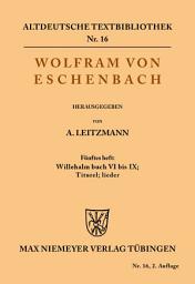 Icon image Willehalm Buch VI bis IX; Titurel; Lieder: Ausgabe 2