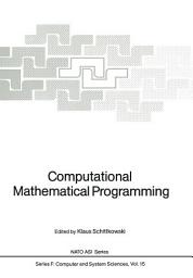 Icon image Computational Mathematical Programming