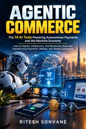 Icon image Agentic Commerce: The 14 AI Tools Powering Autonomous Payments and the Machine Economy: How AI Agents, Stablecoins, and Blockchain Rails Are Transforming Payments, Wallets, and Global Commerce
