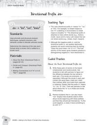 Icon image Content-Area Vocabulary Level 3--Directional Prefix in-