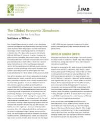 Icon image The Global Economic Slowdown: Implications for the Rural Poor