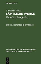 Icon image Historische Dramen III