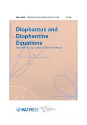 Icon image Diophantus and Diophantine Equations