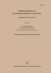 Icon image Glimmentladungssäulen ohne Wandeinflüsse