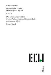 Icon image Das Erkenntnisproblem in der Philosophie und Wissenschaft der neueren Zeit. Erster Band