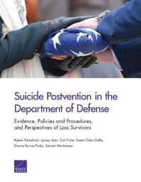 Icon image Suicide Postvention in the Department of Defense: Evidence, Policies and Procedures, and Perspectives of Loss Survivors