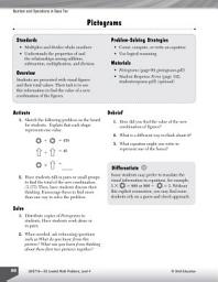 Icon image Number and Operations in Base Ten Leveled Problems: Solving with Symbols: Solving with Symbols