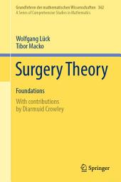 Icon image Surgery Theory: Foundations