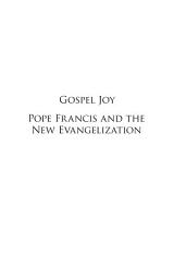 Icon image Gospel Joy: Pope Francis and the New Evangelization