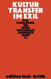 Icon image Kulturtransfer im Exil