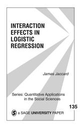 Icon image Interaction Effects in Logistic Regression