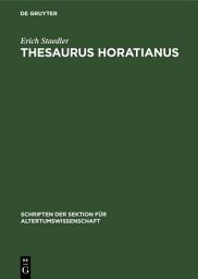 Icon image Thesaurus Horatianus
