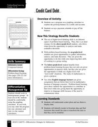 Icon image Problem-Based Learning--Credit Card-- Debt