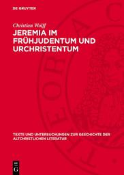 Icon image Jeremia im Frühjudentum und Urchristentum