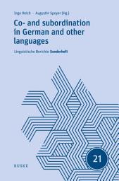 Icon image Co- and subordination in German and other languages