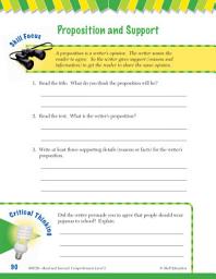 Icon image Read & Succeed Comprehension Level 3: Proposition & Support Passages & Questions