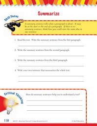 Icon image Read & Succeed Comprehension Level 4: Summarizing Passages and Questions